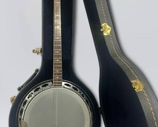 Kasuga 4String Remo Weathering Banjo And Locking Case