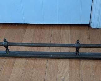 Antique Brass Fireplace Fender
41 3/4" length
12" depth
4 3/4" hight
