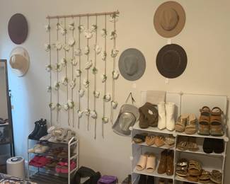women's shoes, hats