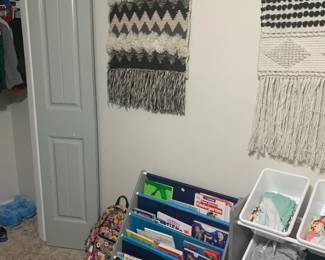 bookshelf, and books