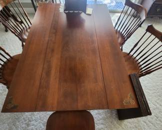 Chippendale Very High End Vintage Very Rare Unique Mahogany 3 Piece Kitchen Dining Room Furniture Set