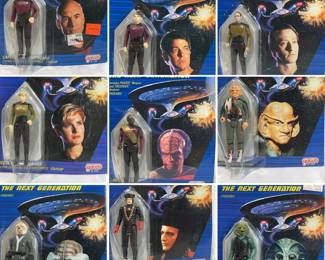Complete Set Of Star Trek The Next Generation Figures