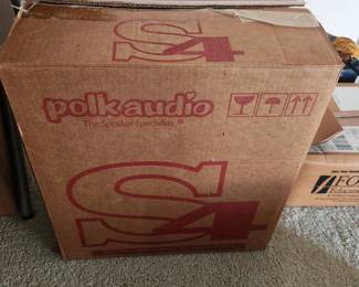 Nice Polk Audio speakers