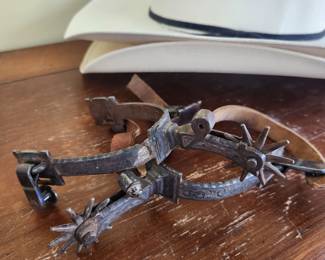 Beautiful old spurs, cowboy, western 