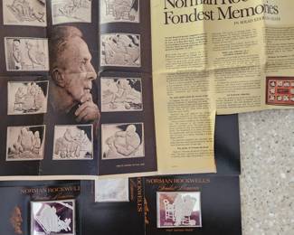 Franklin Mint 1973 NORMAN ROCKWELL’S Fondest Memories 10 X 1500 Grain .925 Sterling Silver Bars