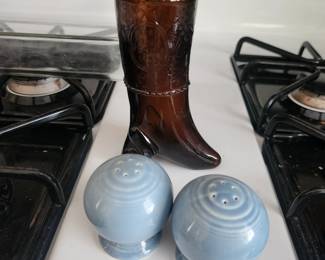 Fiesta and glassware 