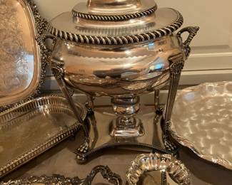 1810 Silver Plated Server/Warmer with documentation 