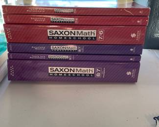 SAXAN MATH HOMESCHOOL BOOKS 