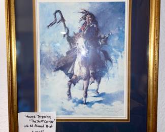 HOWARD TERPNING - "THE SHAFT" LTD ED FRAMED PRINT 189/1250 
