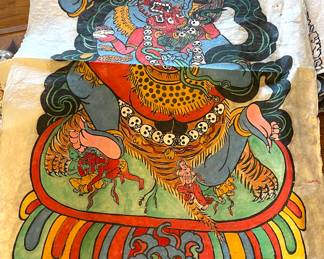 Vintage Tibetan Woodblock Ink Prints on rice paper - ( 100+) 

We have a collection from the 1960s from a US Army officer that traveled the world. Each piece is over 50 years old and very valuable in the collectors market. 