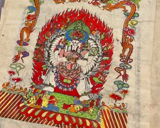 Vintage Tibetan Woodblock Ink Prints on rice paper - ( 100+) 

We have a collection from the 1960s from a US Army officer that traveled the world. Each piece is over 50 years old and very valuable in the collectors market. 