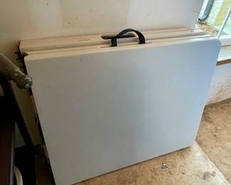 FOLDING TABLES - CHAIRS ALSO AVAILABLE 