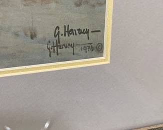 G. HARVEY - TIMES REMEMBERED -   DOUBLE SIGNATURE                                                                                                  * THIS ITEM MAY BE PRE SOLD - INQUIRES WELCOME-  $850 