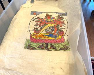Vintage Tibetan Woodblock Ink Prints on rice paper - ( 100+) 

We have a collection from the 1960s from a US Army officer that traveled the world. Each piece is over 50 years old and very valuable in the collectors market. 