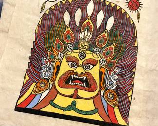 Vintage Tibetan Woodblock Ink Prints on rice paper - ( 100+) 

We have a collection from the 1960s from a US Army officer that traveled the world. Each piece is over 50 years old and very valuable in the collectors market. 