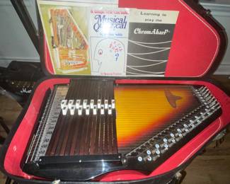 36 STRING CHROMEHARP AUTO HARP WITH CASE