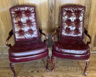 Two Leather Chairs