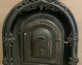 Wrought Iron Fireplace Door