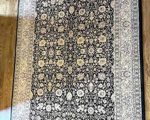 Green And Black Rug