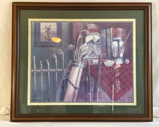 Ronald Lewiss Golf Print 