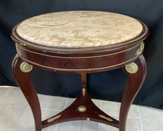 Baroque Round Marble Table 