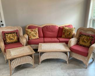 Wicker Patio Set 