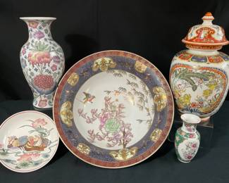 Handpainted Asian Pottery