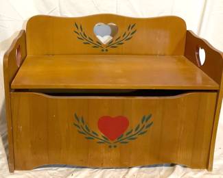 Vintage Toy Box Bench
