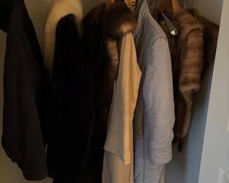 furs and vintage coats