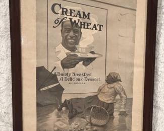 Cream Of Wheat Framed Ad
