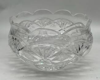 Waterford Crystal Doors of Dublin “Romance of Ireland” Scalloped Footed Bowl
