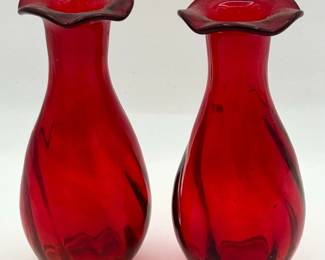(2) Cadmium Vases-UV Reactive
