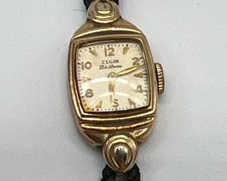 10K Gold Filled Elgin DeLuxe Ladies Watch
