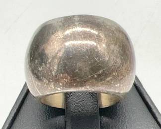 Substantial Sterling Silver Ring Size 6.5

