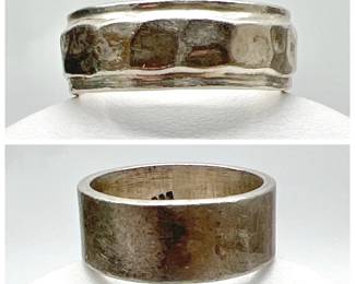 (2) Sterling Silver Rings Sizes 7 & 8
