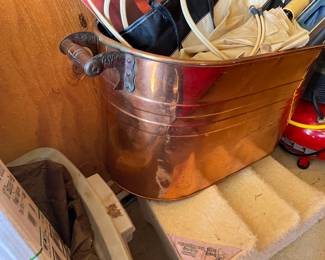 copper wash tub