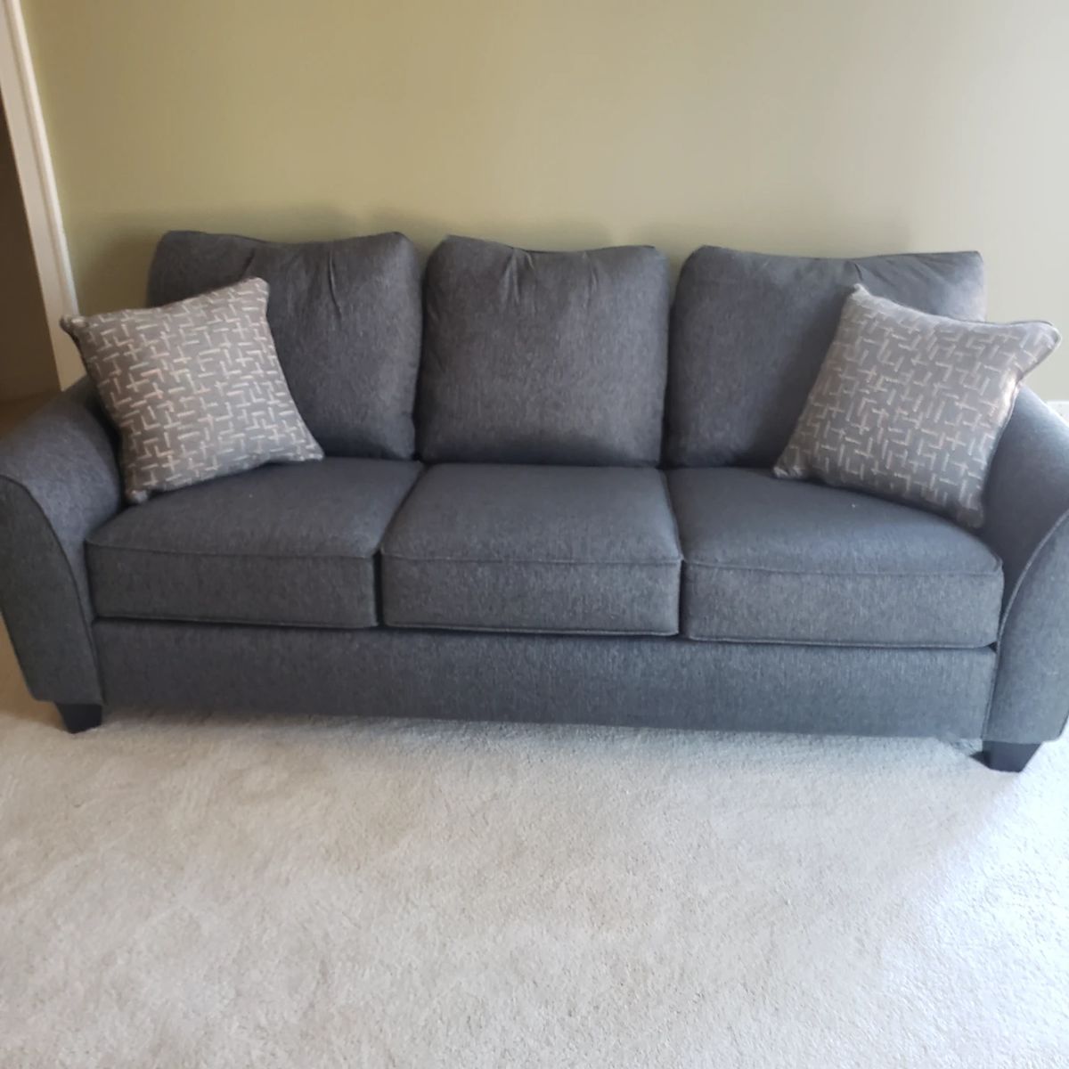 Like new grey hide a bed sofa