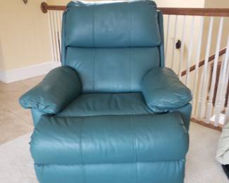 Leather recliner