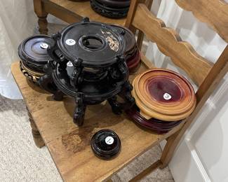 vintage chairs & oriental bases