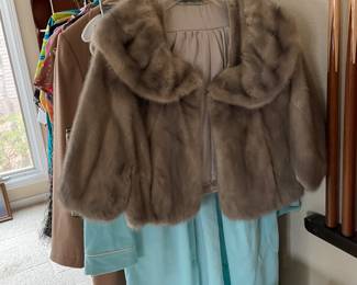 clothing, fur jacket