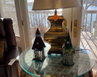 lamp & table