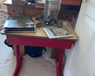 vintage school desk
