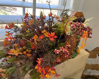 many floral arrangements