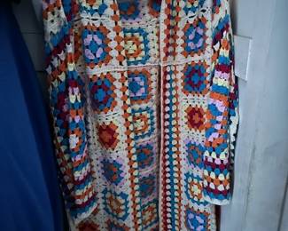Vintage crochet coat