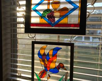 Faux stained glass