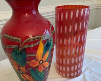 exquisite Kosta Boda and Fields and Fields art glass vases
