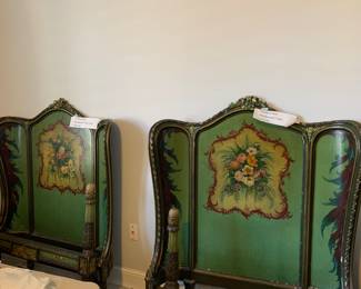 Twin bed headboards hand painted