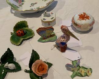 Beautiful selection of Herend figurines