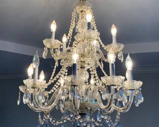Stunning Crystal Maria Theresa Chandelier