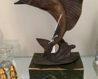 Bronze swordfish